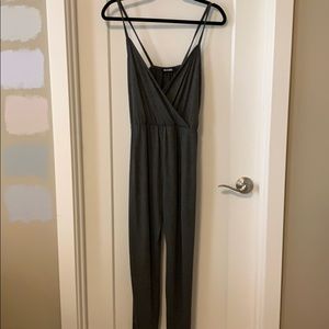 Wrap front jumpsuit